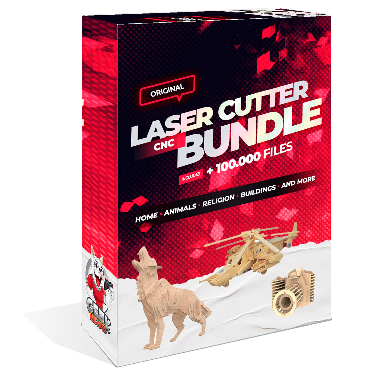 Mega Pack CNC Grabado Laser 100.000 Modelos