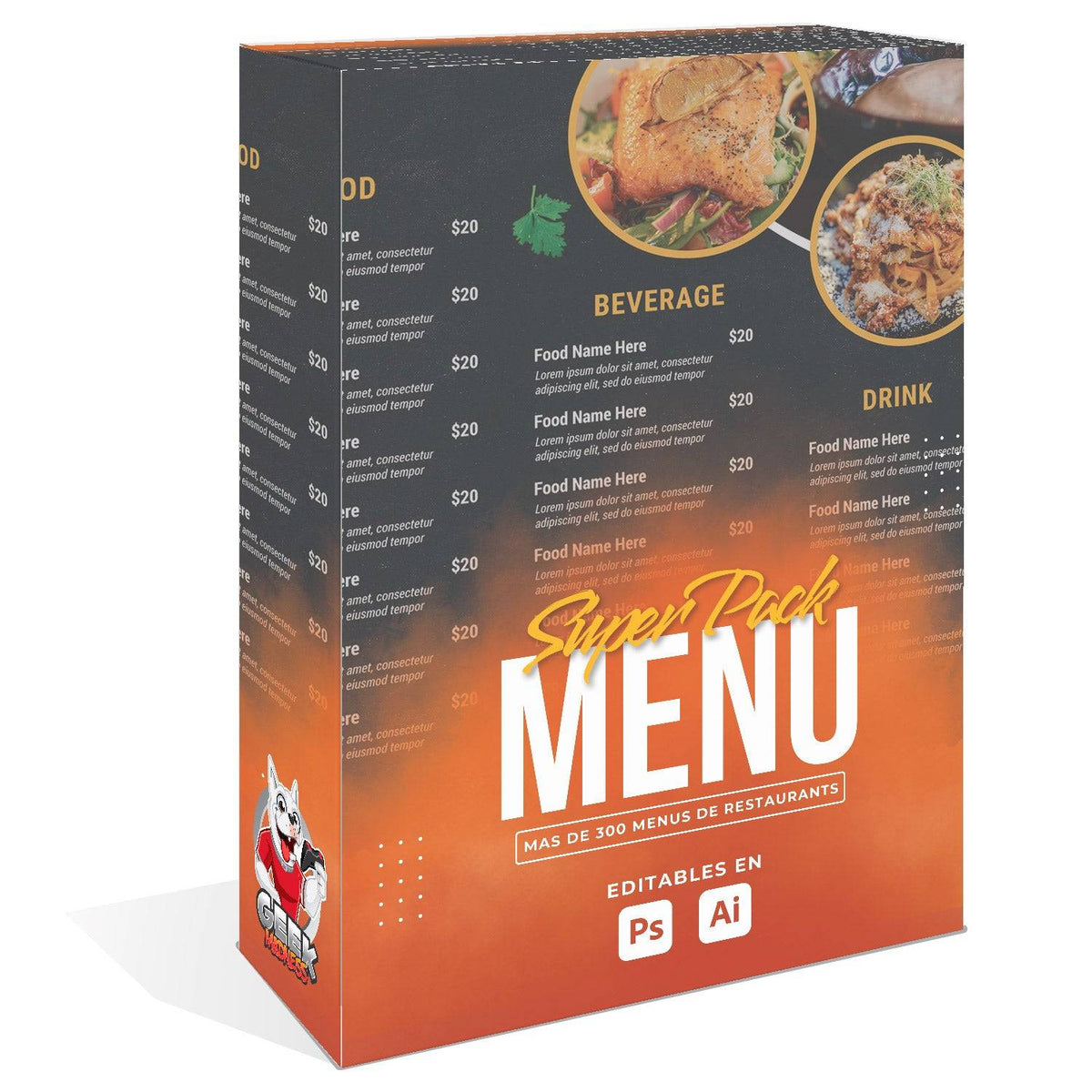 Pack Restaurant Menu