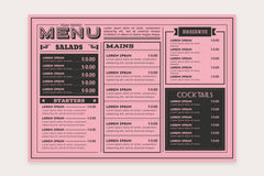 Premium Mega Pack 300 Menus - Restaurant Flyers - Fast Food Editables