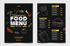 Premium Mega Pack 300 Menus - Restaurant Flyers - Fast Food Editables