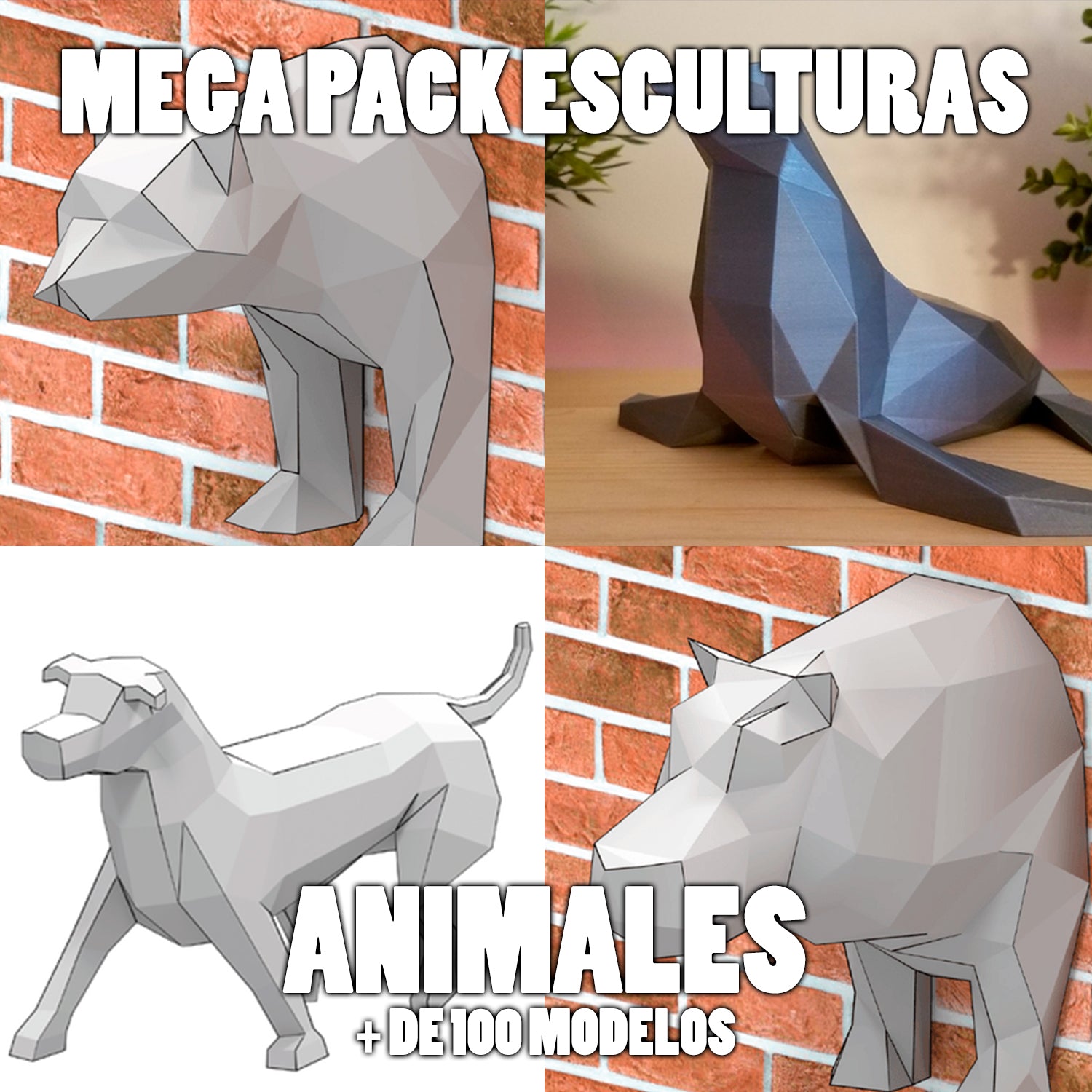 Pack Papercrat animales